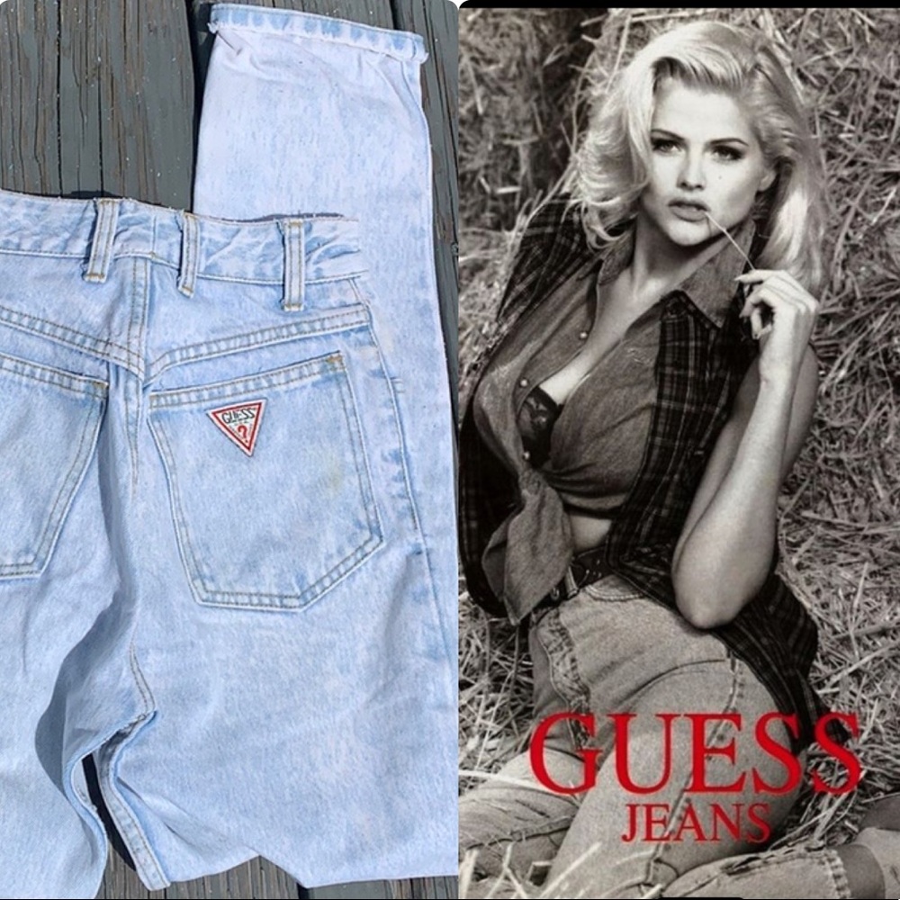 Rare Anna Nicole Smith 90’s Guess Marciano Jeans